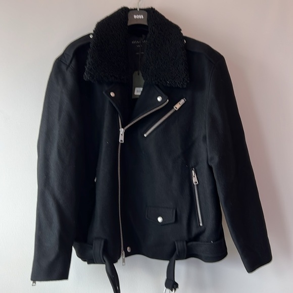 Allsaints Biker Jacket Black - Picture 3 of 11